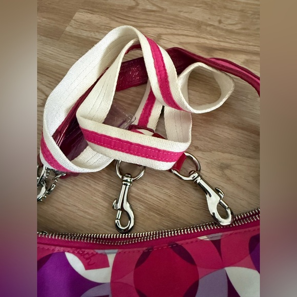 Coach Vintage Pink Poppy Crossbody Bag - Picture 7 of 9